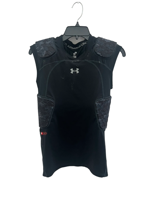 Vist Large View of Product Image Which is Used Under Armour Adult Medium Rib FB Shirt Adult Black 