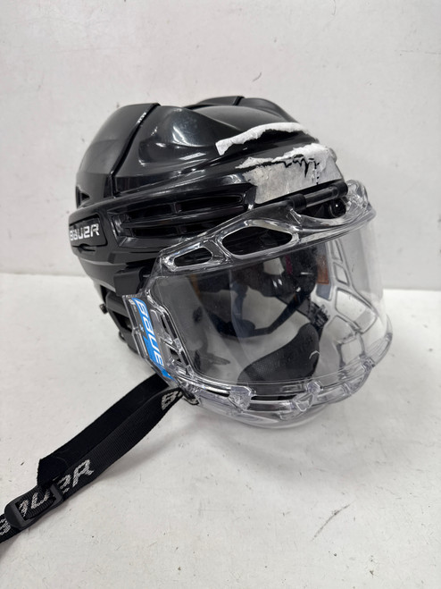 Vist Large View of Product Image Which is Used Bauer IMS 5.0 W/ BUBBLE Helmet Full Visor Combo Black SM