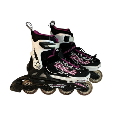 Vist Large View of Product Image Which is Used Rollerblade ROLLERBLADES Junior Rec Fitness Skates Pink Junior 02