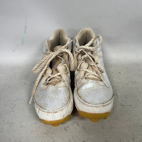 Vist Large View of Product Image Which is Used Under Armour WHITE BB/SB CLEATS BB/SB Cleats White Junior 05.5
