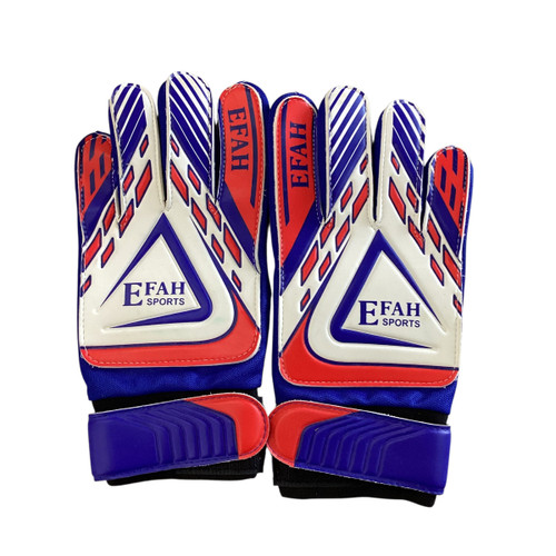 Vist Large View of Product Image Which is Used EFAH SPORTS KEEPER GLOVES Soccer Goalie Gloves Royal Blue 7