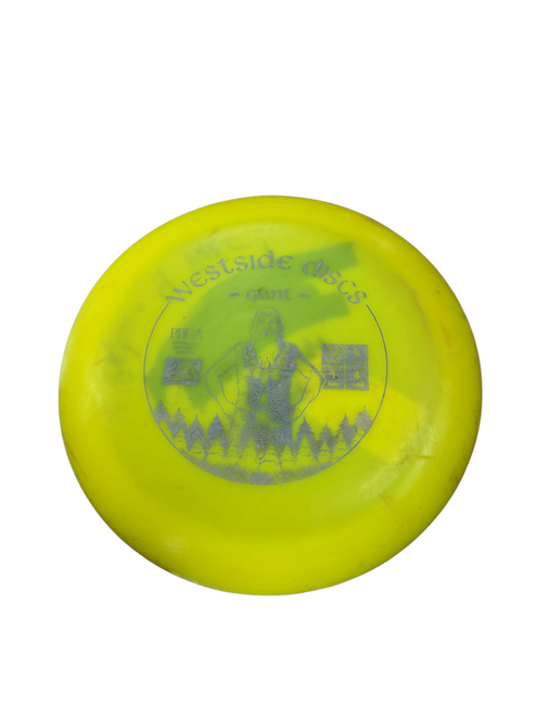 Vist Large View of Product Image Which is Used Westside GIANT VIP Disc Golf Driver Yellow