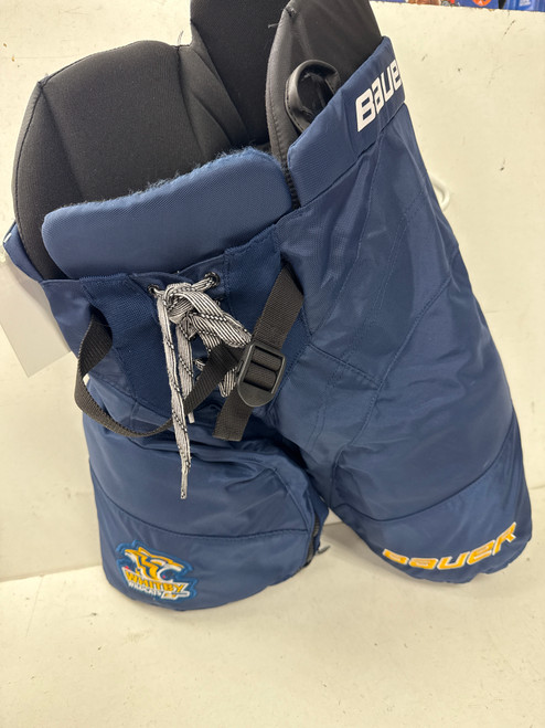 Vist Large View of Product Image Which is Used Bauer NEXUS WMHA Junior Pant Navy Blue LG (new= $170)