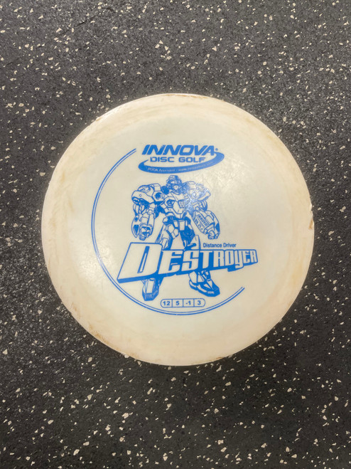 Vist Large View of Product Image Which is Used Innova DESTROYER Disc Golf Driver White