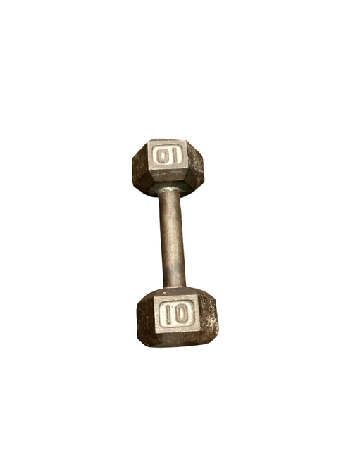 Vist Large View of Product Image Which is Used Hex Dumbbell (Each) 10 lb