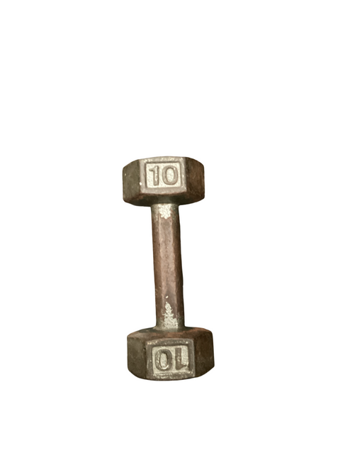 Vist Large View of Product Image Which is Used Hex Dumbbell (Each) 10 lb