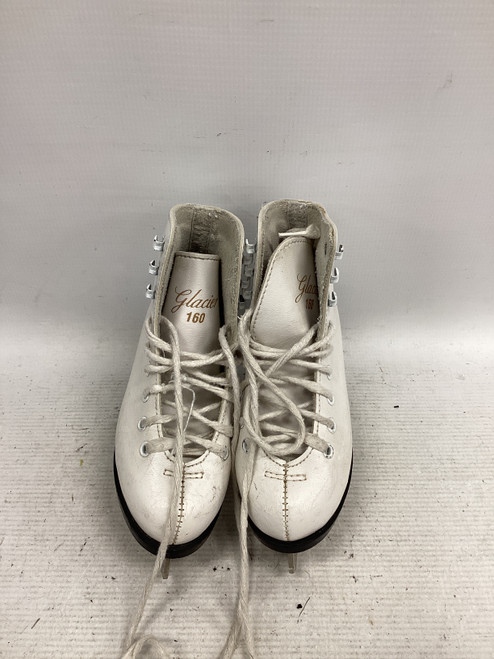 Vist Large View of Product Image Which is Used Jackson GLACIER 160 Girls Figure Skate White Youth 06.0