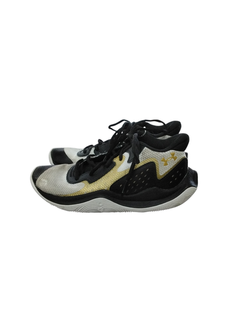 Vist Large View of Product Image Which is Used Under Armour Basketball Shoes Y White Senior 7
