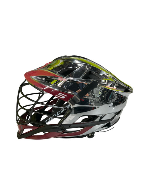 Vist Large View of Product Image Which is Used Cascade S Lacrosse Helmet Maroon One Size