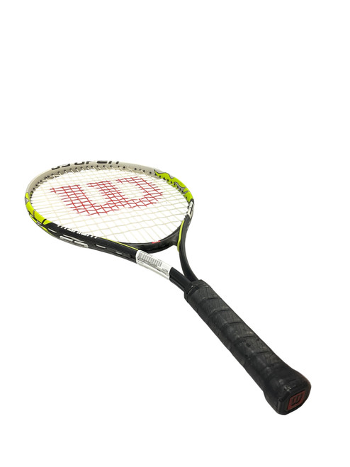 Vist Large View of Product Image Which is Used Wilson TITANIUM Adult Tennis Racquet Black Unknown