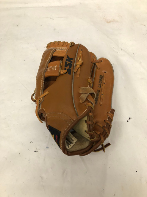 Vist Large View of Product Image Which is Used SSK BB/SB Glove RH Throw Brown 10"