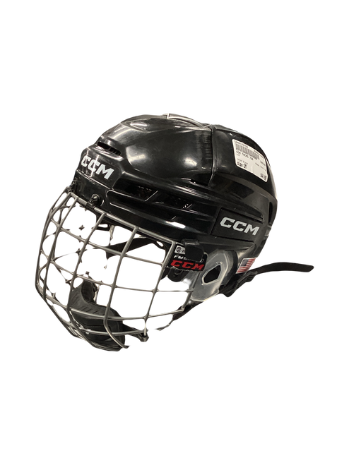 Vist Large View of Product Image Which is Used CCM TACKS 720 Helmet Cage Combo Black SM