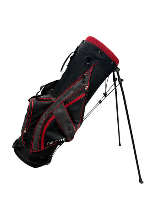 Used Top Flite Men’s Golf Stand Bag - Black And Red 11835-S000198452 Vist Large View of Product Image Which is Used Top Flite Men’s Golf Stand Bag - Black And Red