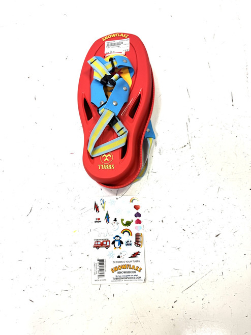 Vist Large View of Product Image Which is Used Tubbs SNOW FLAKE Snowshoes Boys Red 14"