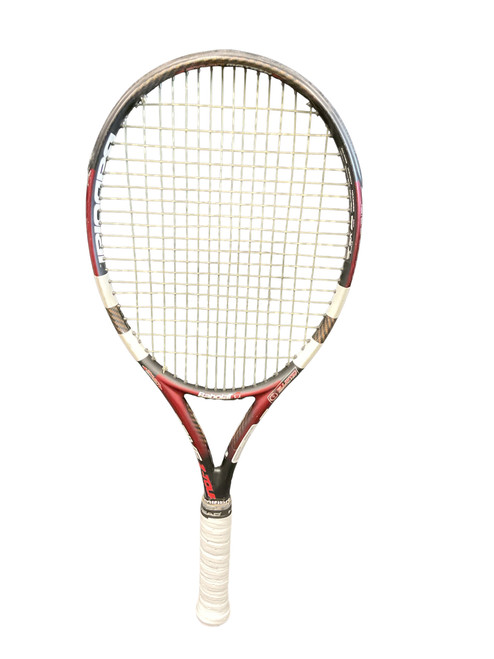 Vist Large View of Product Image Which is Used Babolat DRIVE X TOUR Adult Tennis Racquet Maroon Unknown