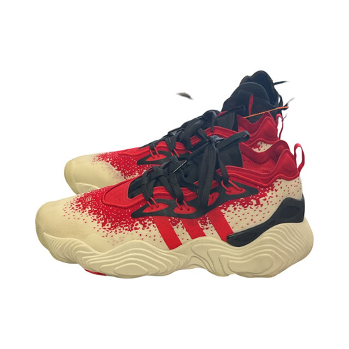 Vist Large View of Product Image Which is Adidas Basketball Shoes M Red Senior 11