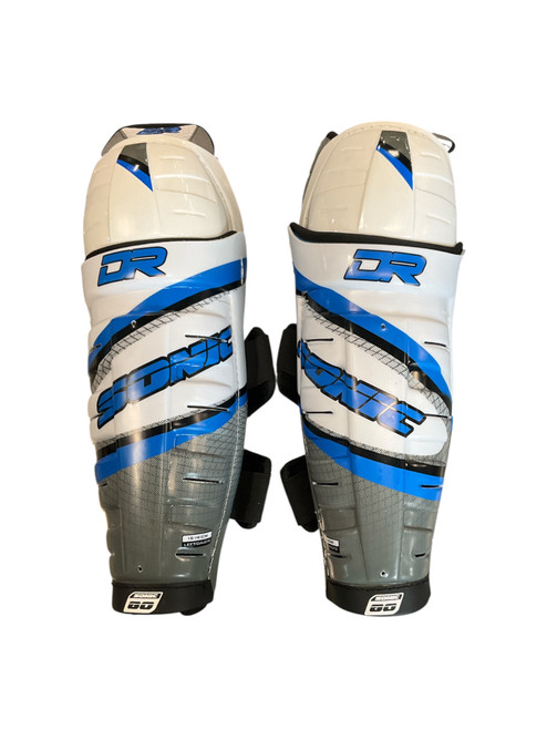 Vist Large View of Product Image Which is Used DR SONIC Senior Shin Guards None 16"