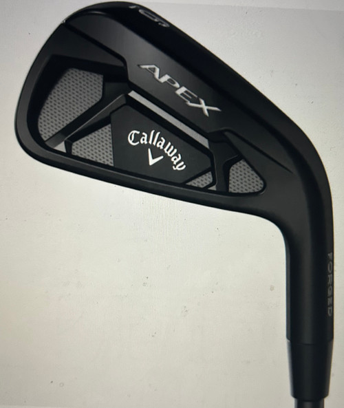 Vist Large View of Product Image Which is Used Callaway APEX FORGED CF16 BLACK Mens Iron Set RH 4I-GW/AW Steel/Regular Flex
