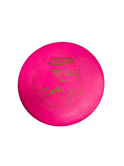 Vist Large View of Product Image Which is Used Innova SHARK Disc Golf Mid Range Neon Pink 150g