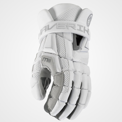 Vist Large View of Product Image Which is New MAVERIK MEDIUM WHITE M6 GLOVE