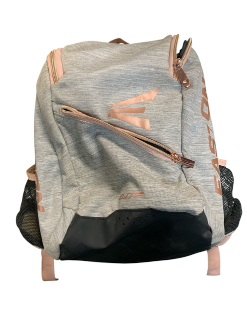 Vist Large View of Product Image Which is Used Easton ELITE BAT BAG GRY/PNK BB/SB Player Carry Bag Grey