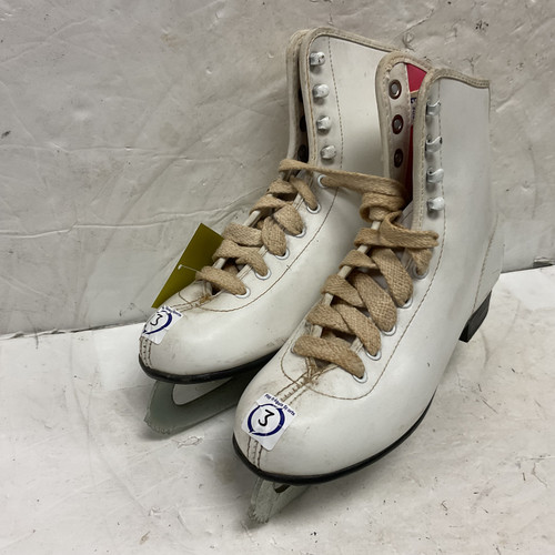 Vist Large View of Product Image Which is Used Girls Figure Skate White Junior 03