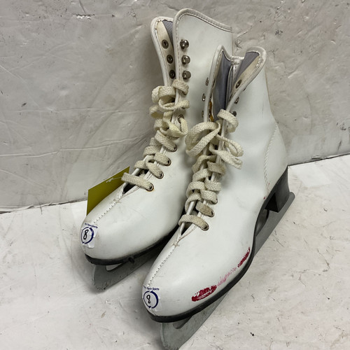 Vist Large View of Product Image Which is Used WomensFigure Skate White Senior 8