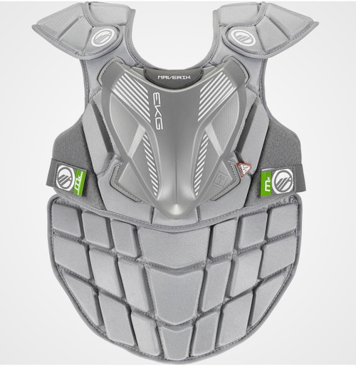 Vist Large View of Product Image Which is New MAVERIK XS GREY MX EKG GOALIE CHEST