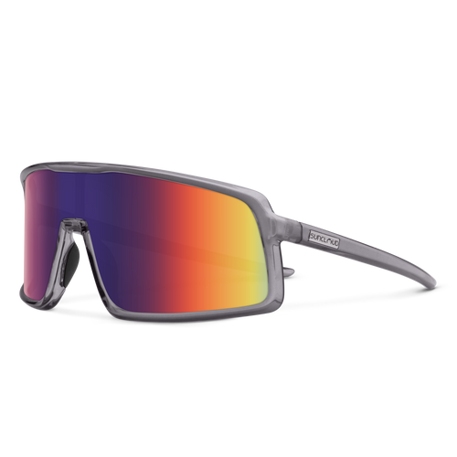 Vist Large View of Product Image Which is Suncloud Optics Upshot Transparent Gray + Polarized Plasma Mirror Lens #20810750X99K3