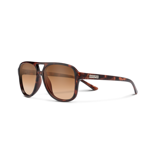 Vist Large View of Product Image Which is Suncloud Optics Sandy Tortoise + Polarized Brown Gradient Lens #20717308656LA