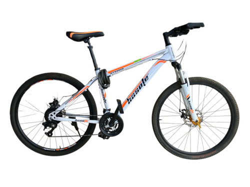 Vist Large View of Product Image Which is Used HOSOTE Mountain Bike Mens White 43-47cm - 17-18" - MD Frame