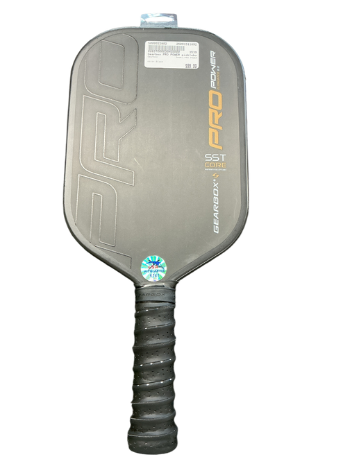Vist Large View of Product Image Which is Used Gearbox PRO POWER Pickleball Racquet Black