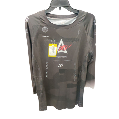 Vist Large View of Product Image Which is Used Aektiv Motocross Adult Top Black Large