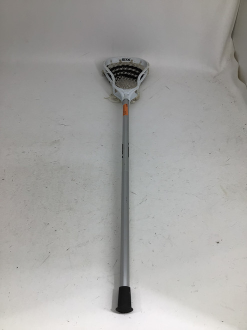 Vist Large View of Product Image Which is Used STX STALLION 50 38 IN LAX STICK Jr Atk/Mid Complete Stick White