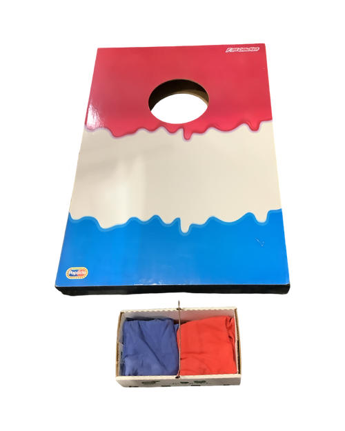 Used Popscicle Cornhole Outdoor Game 11724-S000217786 Vist Large View of Product Image Which is Used Popscicle Cornhole Outdoor Game