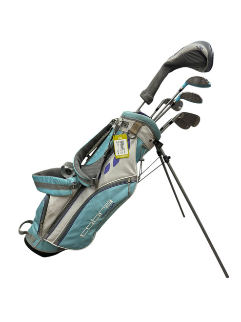 Vist Large View of Product Image Which is Used Cobra Junior RH 8 Piece Package Set - Junior Flex Graphite Shafts