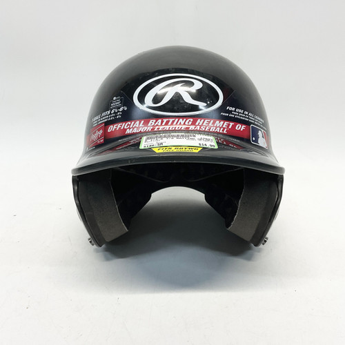Vist Large View of Product Image Which is Used Rawlings MLTBH-R1 Batting Helmet No Mask Black SM