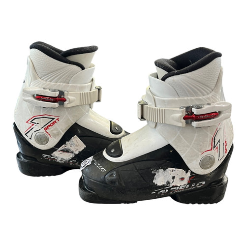 Vist Large View of Product Image Which is Used Dalbello GAIA 1 Girls DH Ski Boot White 175 MP - Y11