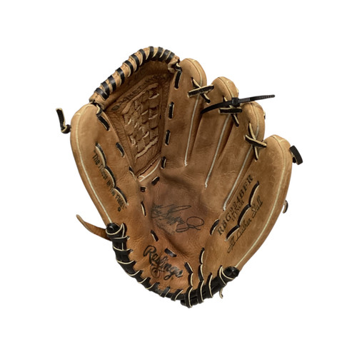 Vist Large View of Product Image Which is Used Rawlings RBG224BFR BB/SB Glove RH Throw Brown 11"