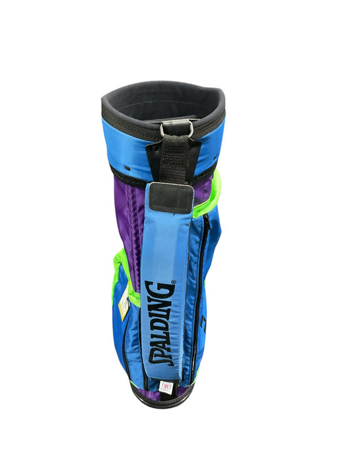 Vist Large View of Product Image Which is Used Spalding THROWBACK BAG Mens Cart Bag Royal Blue