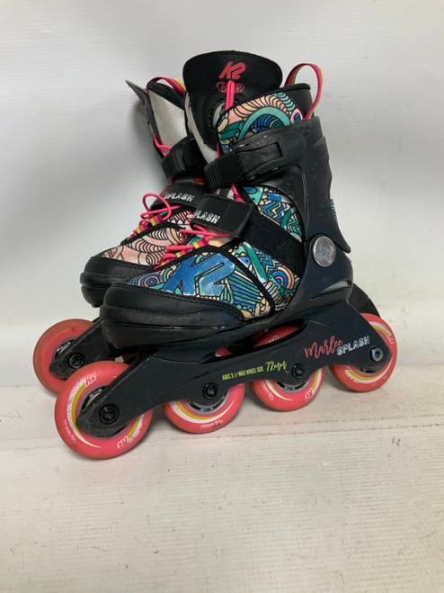 Vist Large View of Product Image Which is Used K2 MARLEE 11-2 Child Rec Fitness Skates Black Adjustable