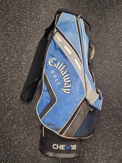 Vist Large View of Product Image Which is Used Callaway KEV 18 4 Divider Mens Cart Bag Grey