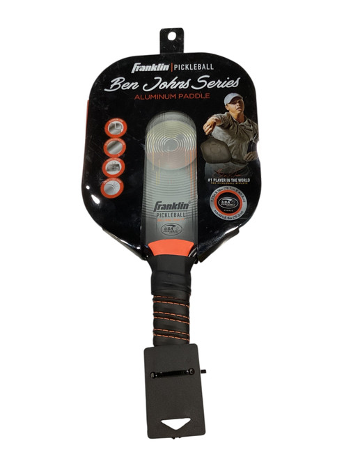 Vist Large View of Product Image Which is Used Franklin BEN JOHNS SERIES F1 ALUMINUM Pickleball Racquet Grey