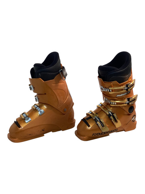 Vist Large View of Product Image Which is Used Rossignol RADICAL JR Boys DH Ski Boot Orange 235 MP - J05.5 - W06.5