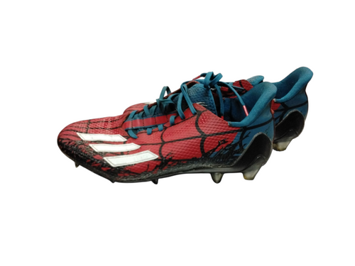 Vist Large View of Product Image Which is Used Adidas Adult FB Cleats Black/Royal/Red Senior 9.5