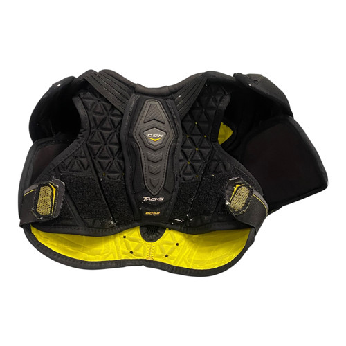 Vist Large View of Product Image Which is Used CCM 6052 TACKS Youth Shoulder Pads MD