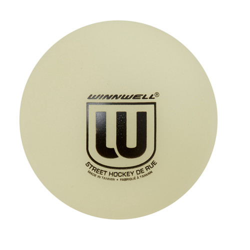 Vist Large View of Product Image Which is New Street Hockey Ball Glow-In-The-Dark