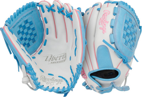 Vist Large View of Product Image Which is Rawlings Liberty Advanced Fastpitch Glove 12.5" RHT #RLA125-3WCB