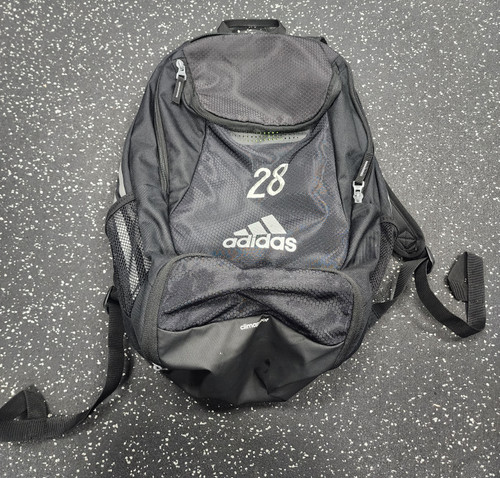 Vist Large View of Product Image Which is Used Adidas Soccer Player Sackpack Black