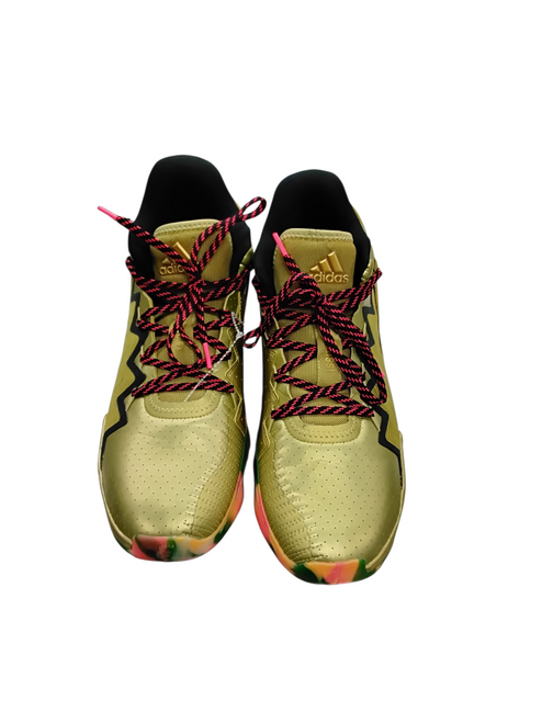 Vist Large View of Product Image Which is Used Adidas Basketball Shoes M Gold Senior 14